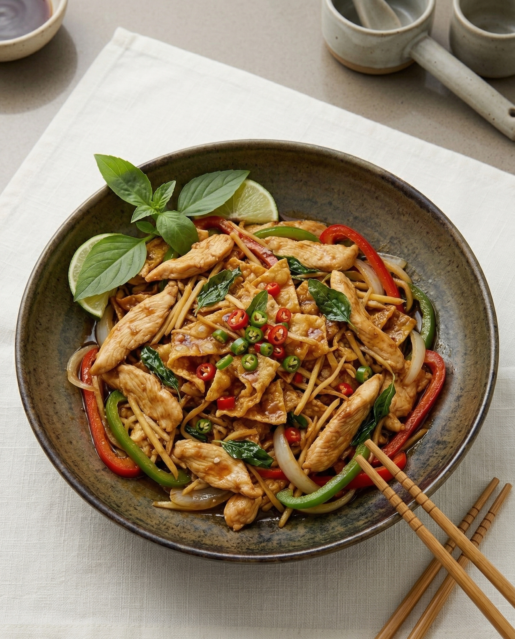 Torez Crispy Chicken Ginger Stir-Fry